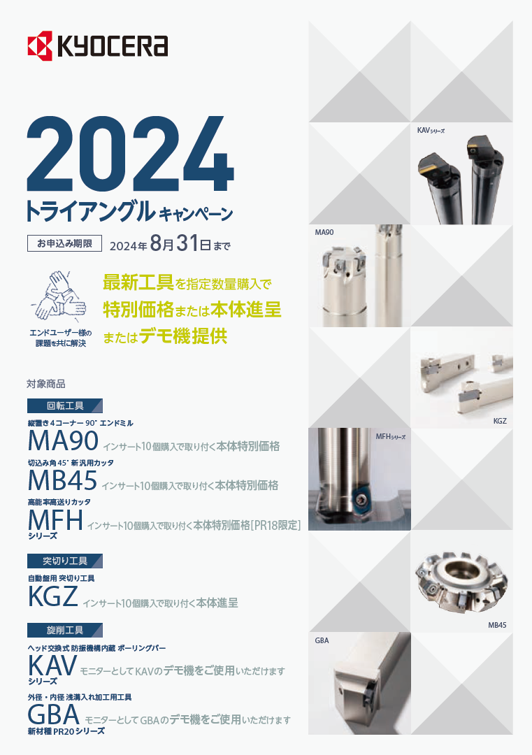 京セラ 2024トライアングルキャンペーン(こちらのキャンペーンは